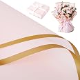 thumbnail image 2 of Amonk 20 Sheets Floral MMF7 Wrapping Paper Pink Floral... 2 of 11