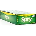 Spry Fresh Natural Xylitol Chewing Gum Dental Defense System - Aspartame-Free, Sugar-Free, Non-GMO, Gluten-Free (Spearmint, 10 Count Blister Cards - Pack of 20)
