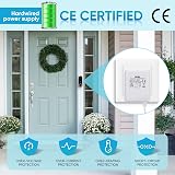 ZOPULE 18V 500mA Video Doorbell Power Transformer 196in Cable for Ring Nest Wyze view 8