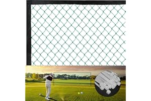 ASENVER Multifunction Golf Ball Netting Impact Golf Barrier Net Practice Hitting Net for Indoor or Outdoor Use 10 x 3 Ft- 10x 30 Ft