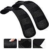 ZINZ 2-Pack Universal Shoulder Pad with Thick Cushion for Bag,Black | Plus Long &amp; Comfortable, Anti-Slip &amp; Breathable, Fits Backpack Luggage Bag Crossbody Laptop Bag Messenger