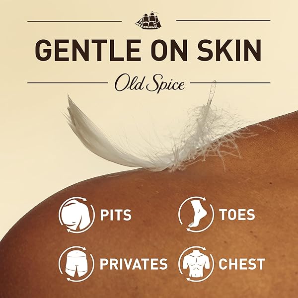 OLD SPICE WHOLE BODY DEODORANT STICK FOR MEN, ALUMINUM FREE, VANILLA + SHEA SCENT, 24/7 ODOR PROTECTION, 24/7 LASTING FRESHNESS, DERMATOLOGIST TESTED, GENTLE ON SKIN, SAFE TO USE ALL OVER, 3.0 OZ