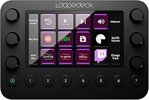 Loupedeck Live – The Custom Console for Live Streaming, Photo and Video Editing with Customizable Buttons, Dials and LED Touchscreen