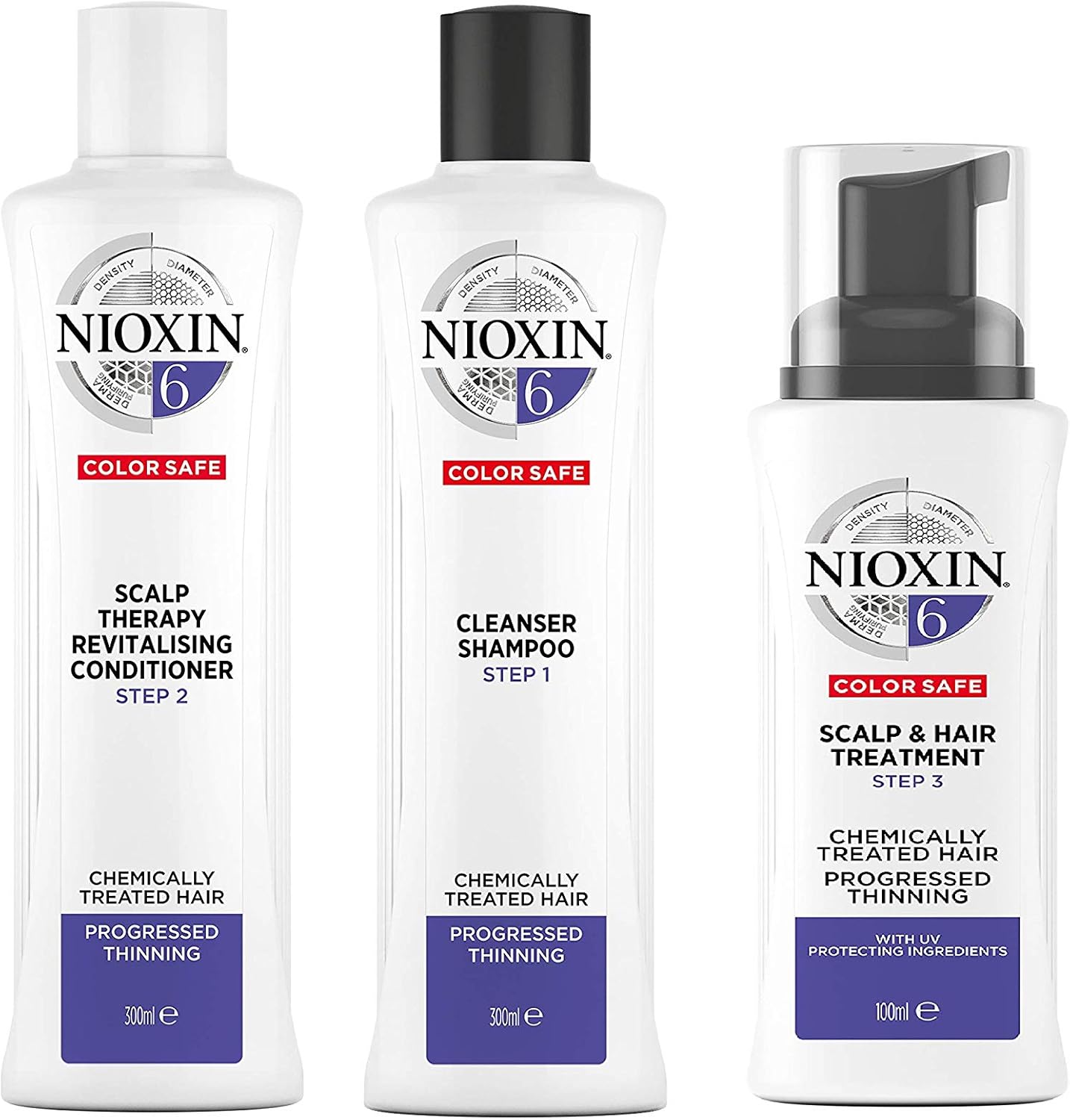 Nioxin System 6 Shampoo & Scalp Therapy Bundle Amazon.co.uk Luxury Beauty