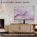 BONTEC Universal TV Stand 24–60 Inch TV Table Top Pedestal 45kg 400x400 VESA view 4