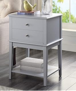 Amazon Com Ikea Hemnes Nightstand Gray Dark Gray Stained 003 817 35 Size 18 1 8x13 3 4 Kitchen Dining
