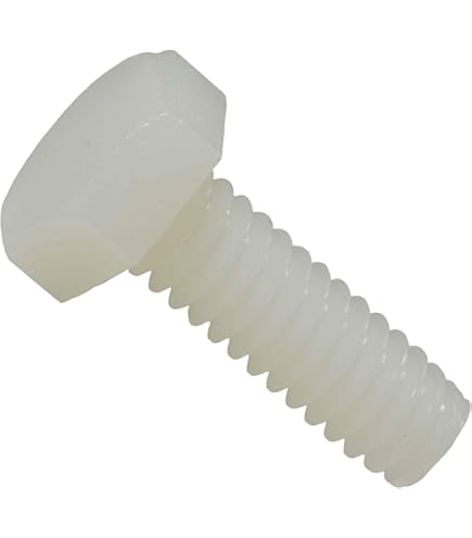 Nylon Hex Bolts 3/8-16 X 3/4 - 8 Piece Pack Hard-to-Find Fastener Set