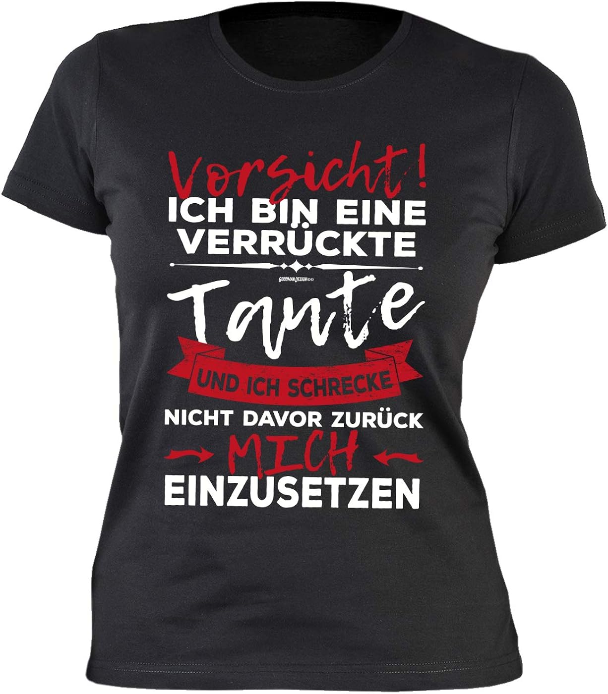 Tante Sprüche Damenshirt TShirt Frau Tante Neffe Nichte