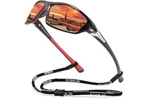 FAGUMA Sports Polarized Sunglasses For Men Cycling Driving Fishing 100% UV Protection