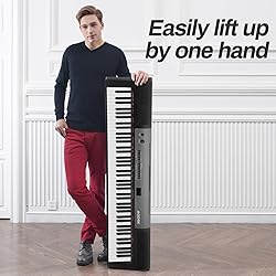 AODSK Digital Piano 88 Key Semi-Weighted Keyboard