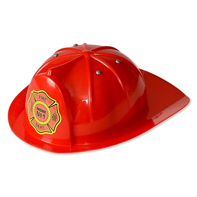 Buy Kids Fireman Hat; Red Firefighter 