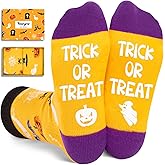 HAPPYPOP Halloween Gifts - Socks Kids Boy Girls, Horror Spooky Ghost Socks Teens Adult