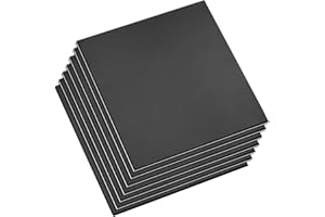 VUAOHIY Foam Sheets with Adhesive Backing Foam Padding Neoprene Rubber Mat Closed Cell Sheet Anti-Slip Insulation Rubber Anti Vibration Square Pad (12" x 12" x 1/4", 8 Pcs)