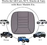 kingphenix Car Seat Cushion Memory Foam 1.2in Grey Non Slip view 5