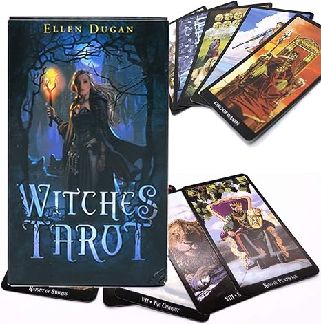 Amazon Co Jp 英語版78枚 タロット占い魔女タロット運命愛占い爆破カードゲーム タロットカード 購入 ホーム キッチン