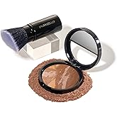 LAURA GELLER NEW YORK Baked Balance-n-Brighten Foundation with Kabuki Brush Makeup Set, Tan