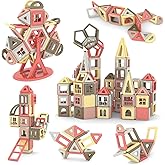 ASOK 149 Piece Magnetic Blocks Building Tiles Educational Construction Toy Set STEM Playset for 3 4 5 6 7 Years Old Boys Girls Gifts