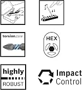 Bosch 8X PRO Impact Mixed Pack 170 x 70 mm Professional Screwdriver Bits view 7