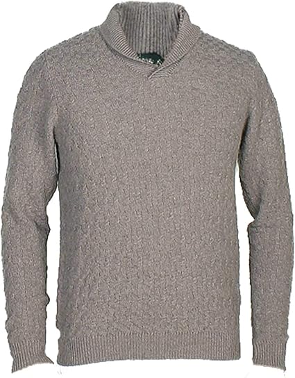 Amazon グレージュ C33 48 Zanone ザノーネ メンズ イントレチャート編み ウールアンゴラ ショールカラーニット Reno Men Zy217 Z3584 グレージュ セーター 通販