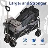 Sekey Folding Festival Trolley All-Terrain Wheels 440lb Capacity Wagon view 2