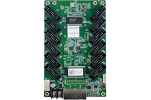 NovaStar DH7512-S Receiving Card – Upgraded Version of DH7512, Supports 512×512@60Hz – for LED Panels, Video Walls, Indoor & Outdoor Displays – HUB75E, Seam Correction, Gamma Adjustment, 3D