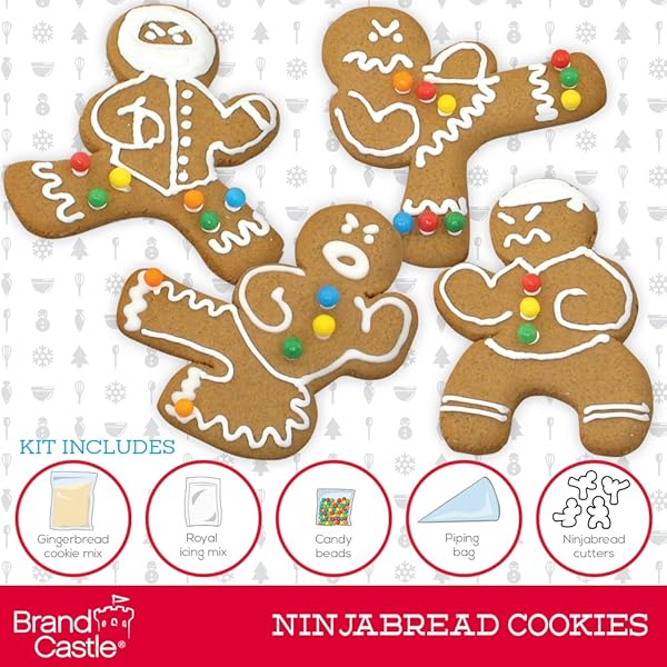 IN THE MIX GINGERBREAD COOKIE KIT, NINJA, 9.5 OUNCE