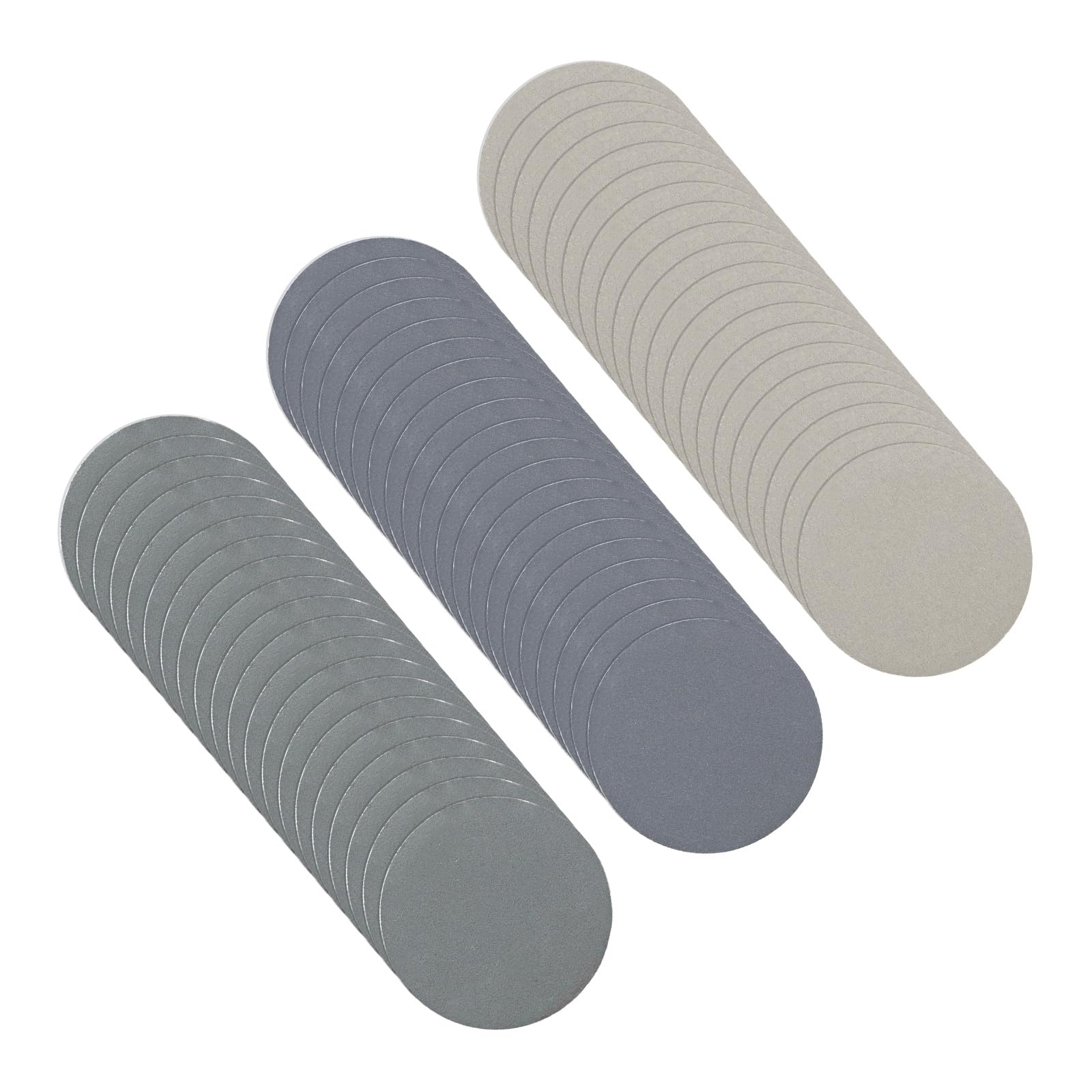 CoCud Hook & Loop Sanding Disc, 1" Dia 2000/2500/3000 Assorted Grit, No Hole Wet Dry Orbital Sandpaper Silicon Carbide - (Applications: for Wood or Metal Polishing), 60-Pieces