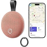 Air Tracker Tag-1 Pack, [Apple MFi Certified] Smart Tag for Apple Find My App (iOS Only), 2025 New Bluetooth Tracker Tag Item Finder for Pet, Key, Luggage, Bike, Wallet, & More (Orange, 1)