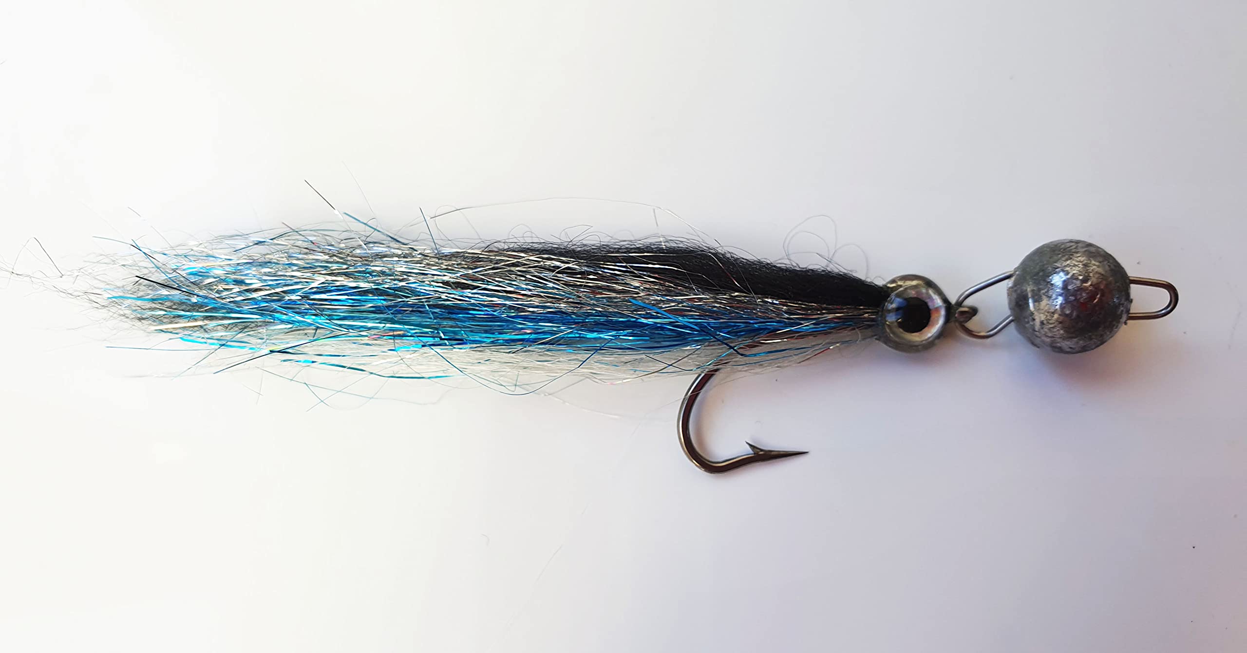 FISHIN ADDICT JIG FLY Salt n Pepper fishing lure handmade pike SUPER FLY 3g cheb… B08MBC9WDR