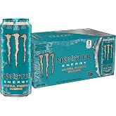 Monster Energy Ultra Fiesta Mango, Sugar Free Energy Drink, 16 Ounce | Pack of 15