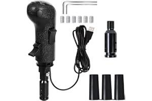 Maeysiph USB American Truck Simulator Shifter, Ats shifter Gearshift Knob Fit for ATS & ETS2 Games, PC Sim Racing Shifter Compatible with Logitech G27 G29 G920 TH8A Fanatec SQ, Thrustmaster shifter