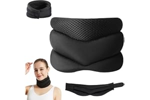 Vitavix Neck Support for Snoring,Necksupport - Never Snore Again, Adjustable Soft Foam Neck Brace for Men & Women, Ergonomic 