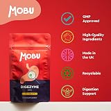 MOBU Digestive Enzymes 120 Tablets Digezyme Amylase Lactase Lipase Vegan UK Made view 5
