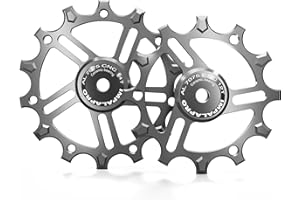 IMPALAPRO - Set of 2 Ceramic Jockey Wheels 12T-14T Aluminium 7075 CNC for 9 to 12 Speeds