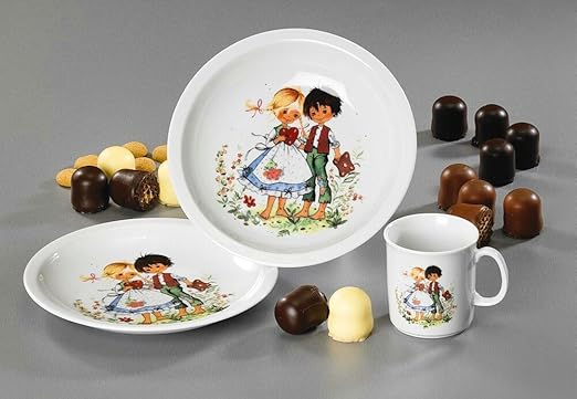 Set de vajilla infantil Hansel & Gretel 3 piezas. Thüringer ...