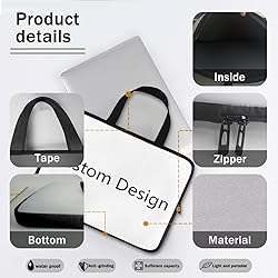 Uasibuni Custom Laptop Case fpr Women 15.6Inch