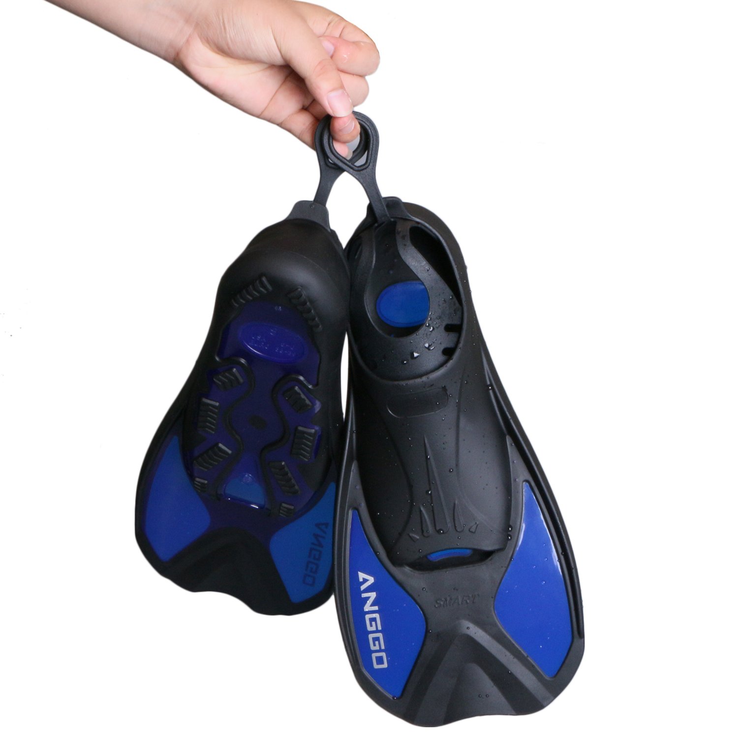 ANGGO Short Dive Fins for Swimming and Snorkeling BSA Soar