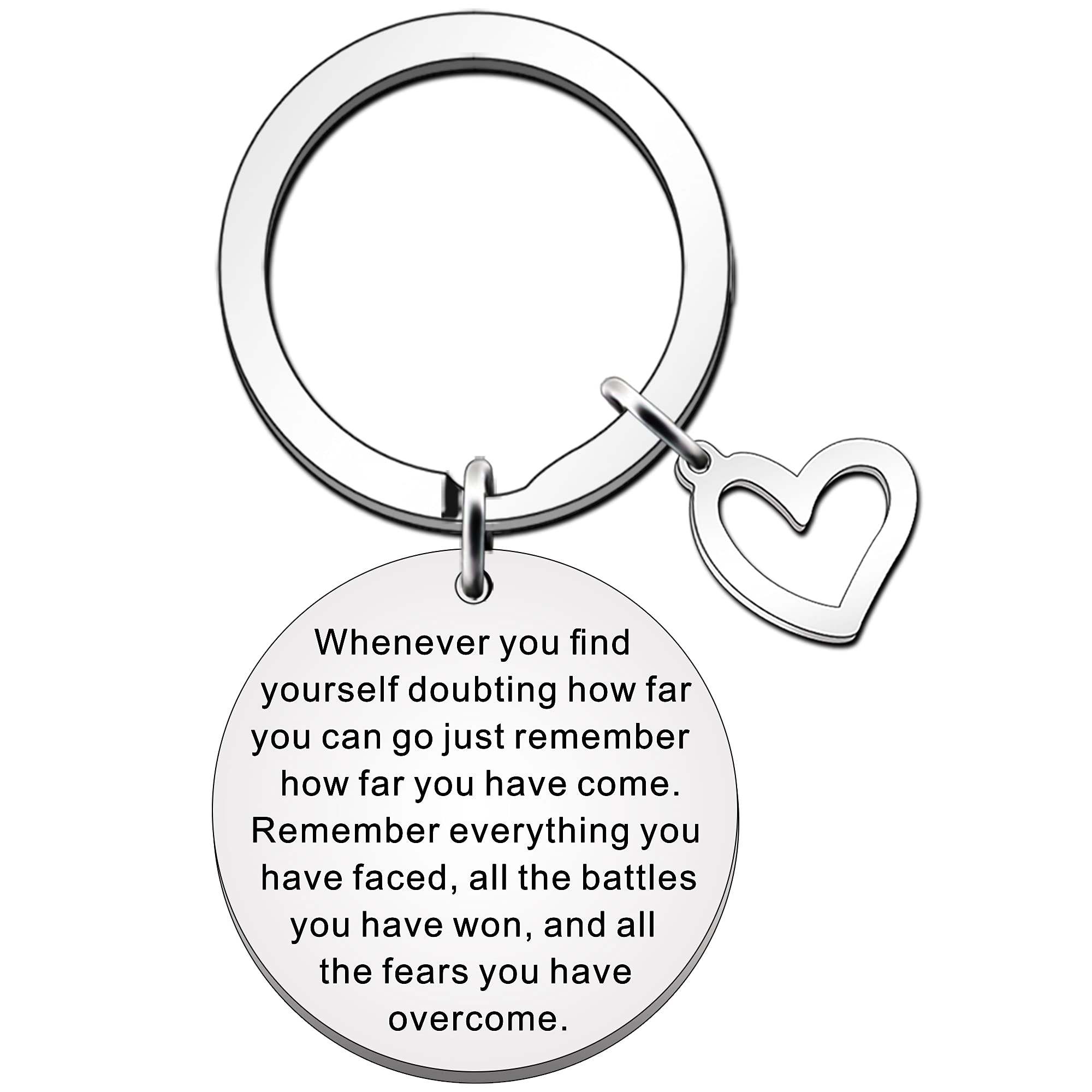 SDOFY Positive Gifts for Women: Inspirational Birthday & Christmas Keyrings & Keychains for Encouragement & Sympathy