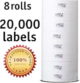 Labels for Us Monarch 1131 Compatible White Labels - 20,000 Labels, 8 Rolls view 2