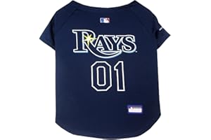 DOGGIENATION Tampa Bay Rays Dog Jersey XSmall