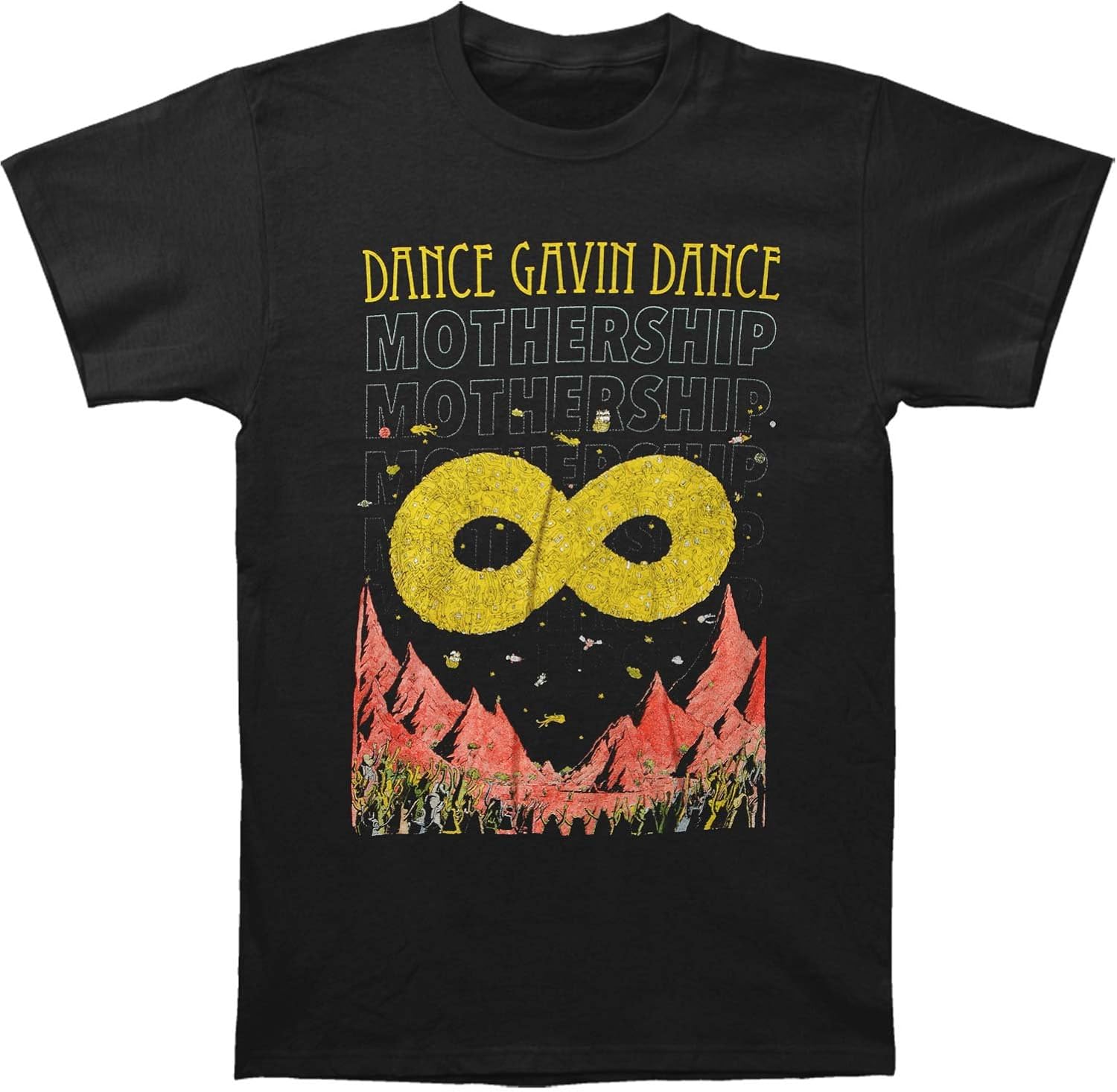 Amazon.com: Dance Gavin Dance Men's Mothership T-Shirt XX-Large Black: Clothing