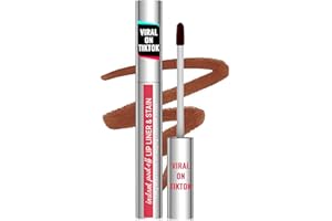 iMethod Lip Stain - Lip Liner Stain, Long Lasting Lip Stain Peel Off, Waterproof Stay On All Day, Transfer-Proof, Highly Pigmented, Natural Color, Coffee