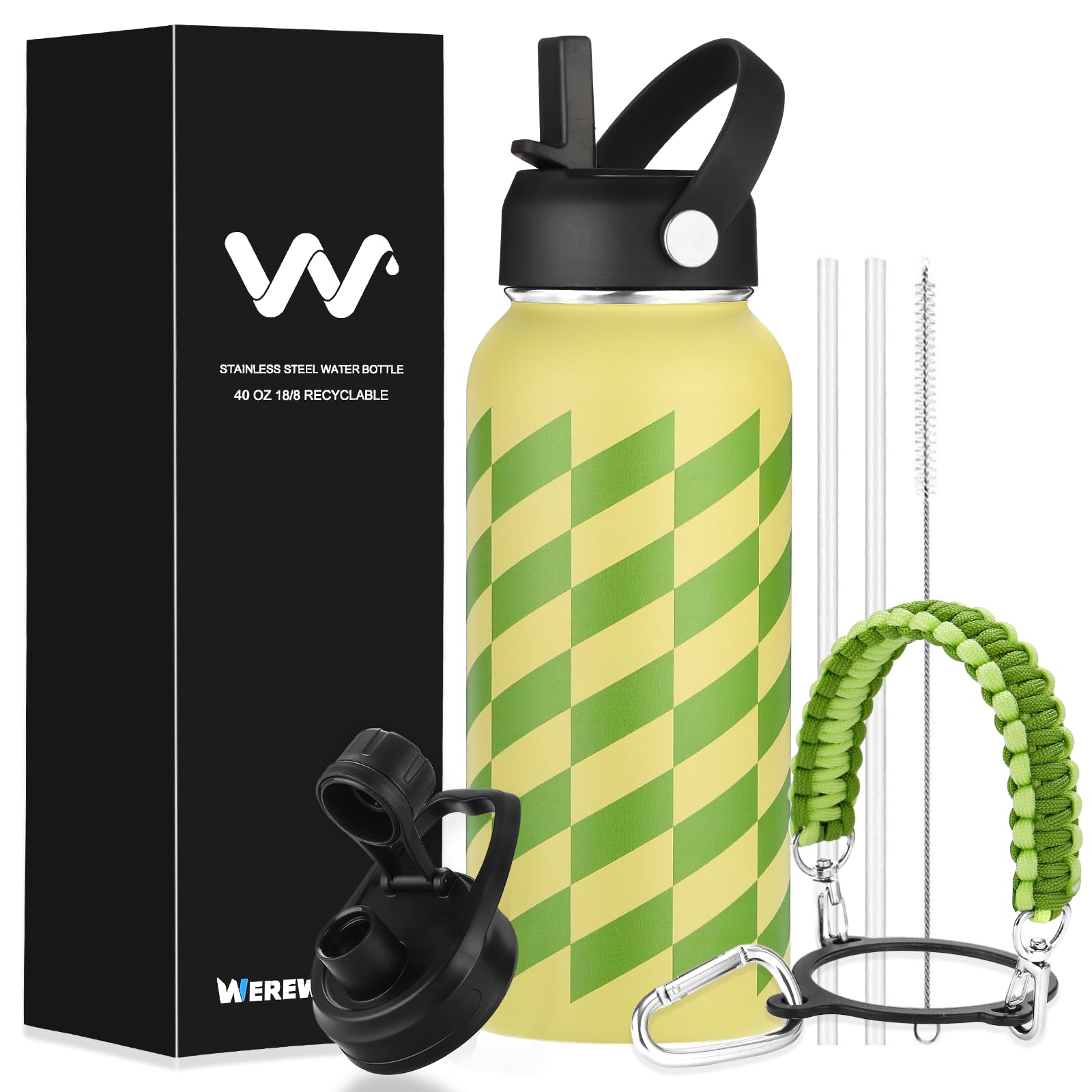 WEREWOLVES Personalized Insulated Water Bottle with