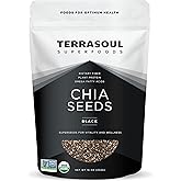 Terrasoul Superfoods Organic Black Chia, 16 oz - Chia Seeds | Superseed Boost for Energy & Wellness