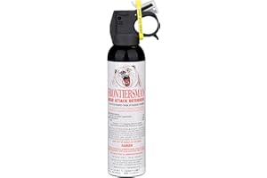 SABRE Frontiersman Bear Spray 9.2 oz (Holster Options & Multi-Pack Options) — Maximum Strength, Maximum Range & Greatest Protective Barrier Per Burst! — Effective Against All Types of Bears