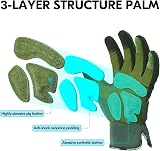 Vgo Gardening Gloves Women Touchscreen Thornproof Pig Leather Dexterity view 2