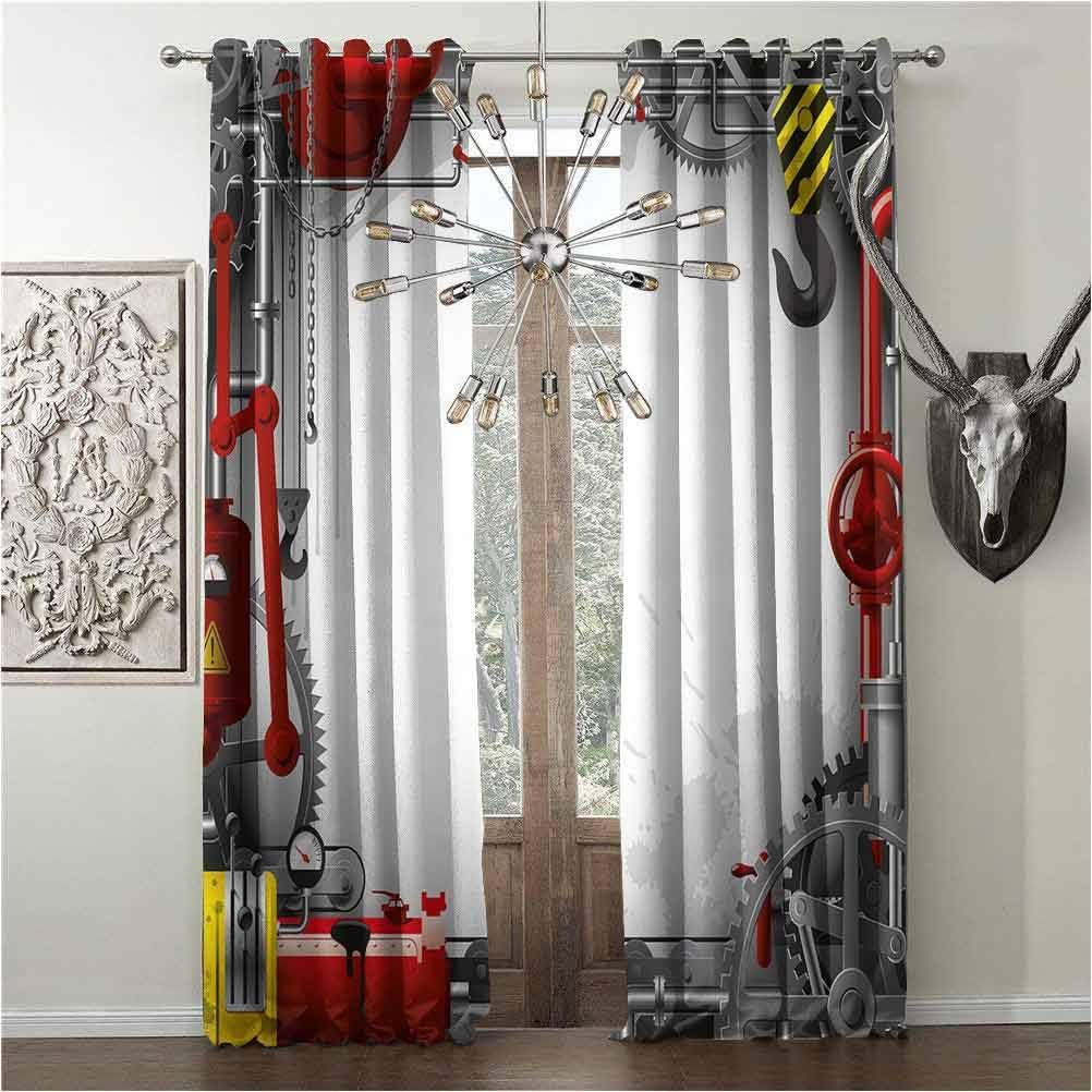 Art Print Customized Curtains, Industrial, soundproof