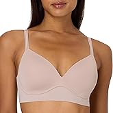 Maidenform Women's Wireless Bra, Barely There No-Show Bra for Women, Full Coverage, Convertible Straps