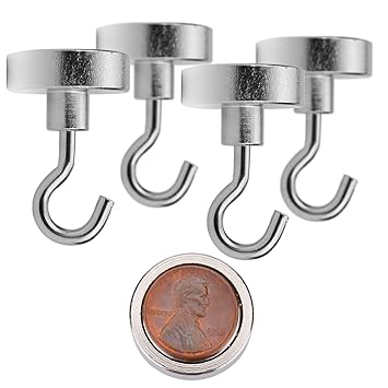 Neopuzzle 4 Pack Heavy Duty Magnetic Hooks The Strongest Heavy
