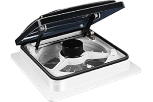 Starvent 11" RV Roof Vent Fan 6-Speed-Reversible (Smoked 11")